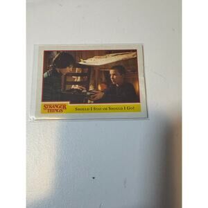 2018 Topps Stranger Things Season 1 "Should I Stay Or Should I Go?" #50 card